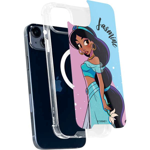 Disney Princess Jasmine Art iPhone 14 Plus MagSafe Case