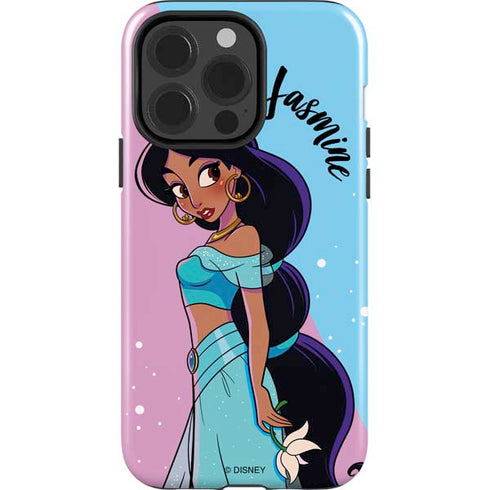 Disney Princess Jasmine Art iPhone 14 Pro Impact Case