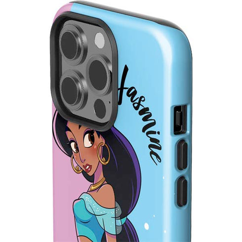 Disney Princess Jasmine Art iPhone 14 Pro Impact Case