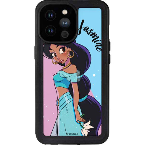 Disney Princess Jasmine Art iPhone 14 Pro Max Waterproof Case