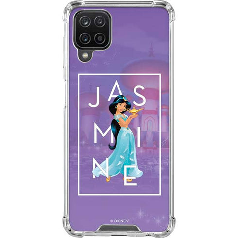 Disney Princess Jasmine Magic Lamp Galaxy A12 Clear Case