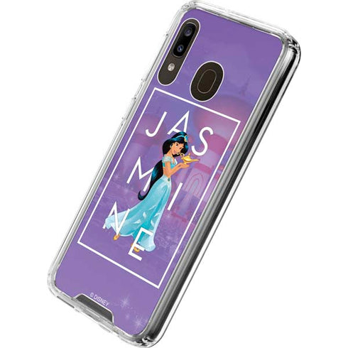 Disney Princess Jasmine Magic Lamp Galaxy A30 Clear Case