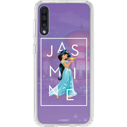 Disney Princess Jasmine Magic Lamp Galaxy A50 Clear Case