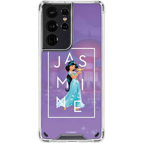Disney Princess Jasmine Magic Lamp Galaxy S21 Ultra 5G Clear Case