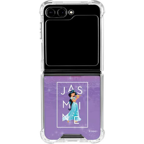 Disney Princess Jasmine Magic Lamp Galaxy Z Flip5 5G Clear Case