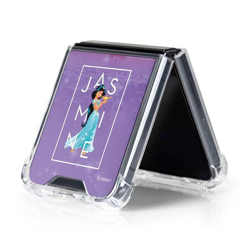 Disney Princess Jasmine Magic Lamp Galaxy Z Flip5 5G Clear Case