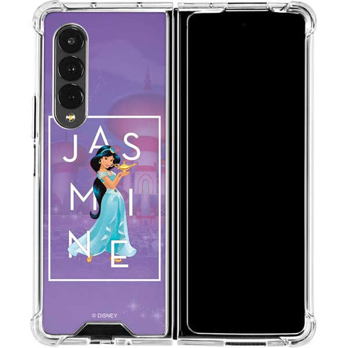 Disney Princess Jasmine Magic Lamp Galaxy Z Fold4 5G Clear Case