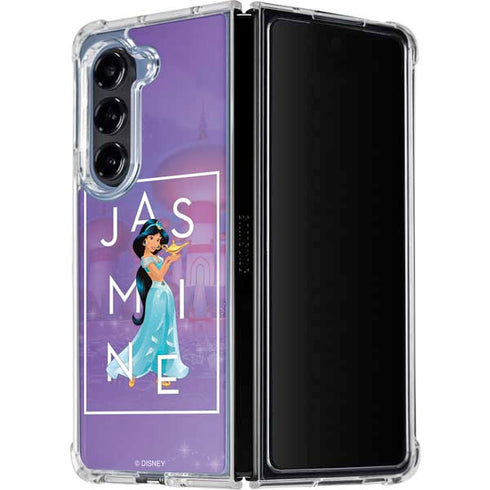 Disney Princess Jasmine Magic Lamp Galaxy Z Fold5 5G Clear Case