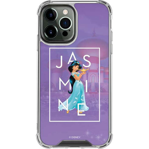 Disney Princess Jasmine Magic Lamp iPhone 14 Pro Max Clear Case
