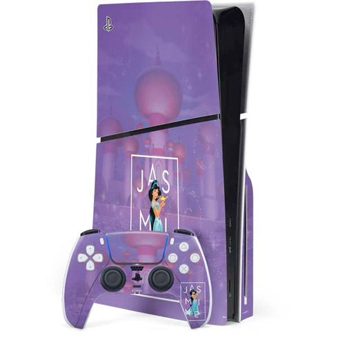 Disney Princess Jasmine Magic Lamp PS5 Slim Disk Bundle Skin