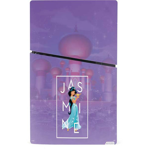 Disney Princess Jasmine Magic Lamp PS5 Slim Digital Edition Console Skin