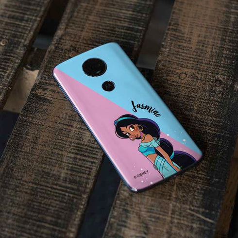 Disney Princess Jasmine Art Moto E5 Plus Skin