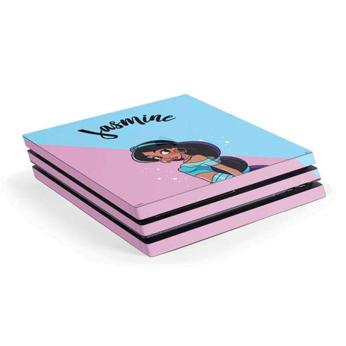 Disney Princess Jasmine Art PS4 Pro Console Skin