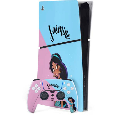 Disney Jasmine PS5 Slim Digital Edition Console Skin