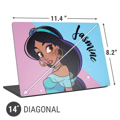 Disney Princess Jasmine Art Universal Laptop 14in (11.4 x 8.2in) Skin