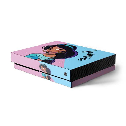 Disney Princess Jasmine Art Xbox One X Console Skin