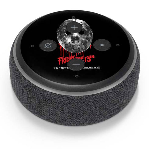 Warner Bros Friday the 13th Jason Voorhees Dripping Mask Amazon Echo Dot Skin