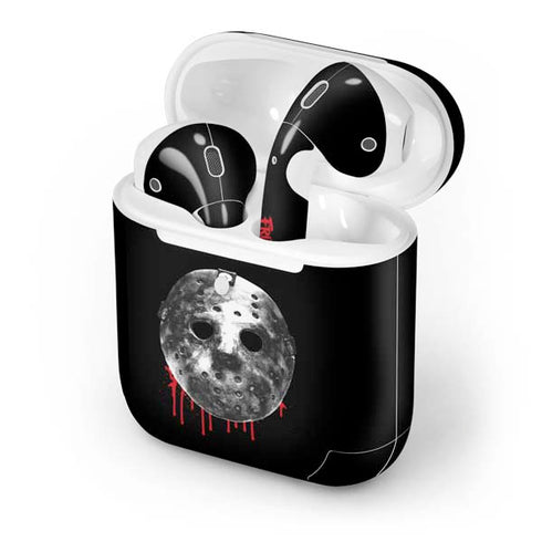 Warner Bros Friday the 13th Jason Voorhees Dripping Mask Apple AirPods 2 Skin