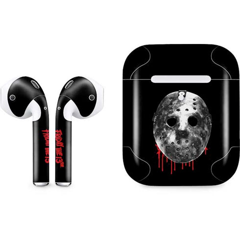 Warner Bros Friday the 13th Jason Voorhees Dripping Mask Apple AirPods 2 Skin