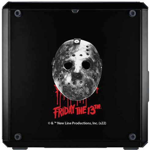 Warner Bros Friday the 13th Jason Voorhees Dripping Mask Cooler Master MasterBox Q300L Mini Tower Skin