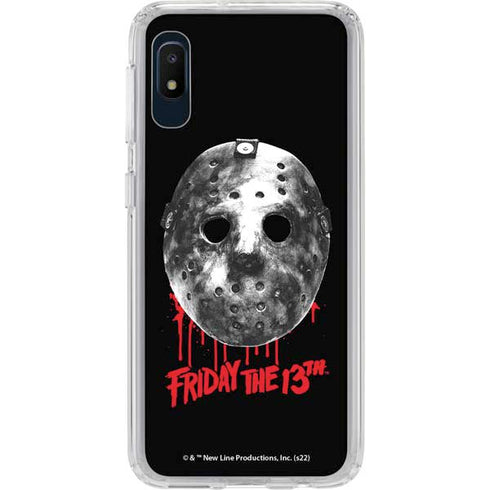 Warner Bros Friday the 13th Jason Voorhees Dripping Mask Galaxy A10e Clear Case