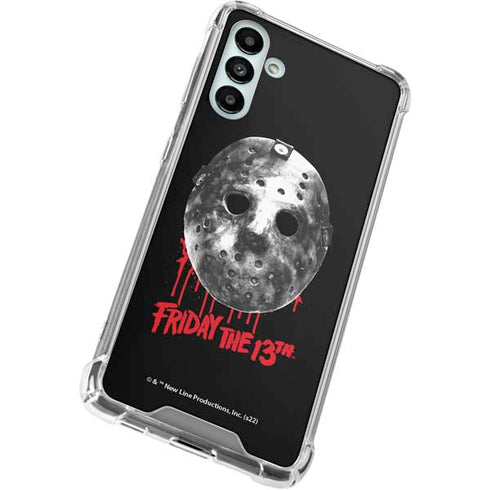 Warner Bros Friday the 13th Jason Voorhees Dripping Mask Galaxy A13 5G Clear Case