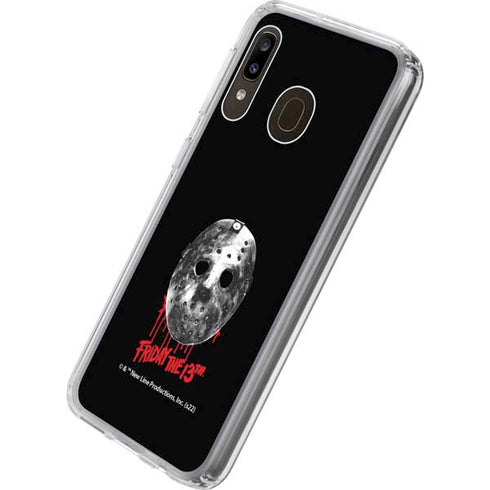 Warner Bros Friday the 13th Jason Voorhees Dripping Mask Galaxy A20 Clear Case