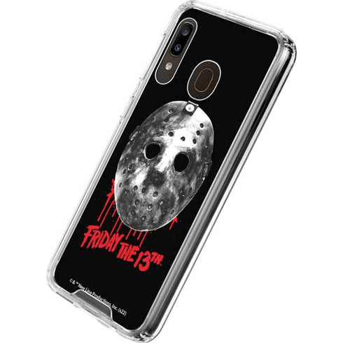 Warner Bros Friday the 13th Jason Voorhees Dripping Mask Galaxy A30 Clear Case