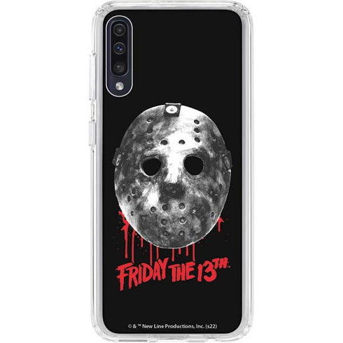 Warner Bros Friday the 13th Jason Voorhees Dripping Mask Galaxy A50 Clear Case