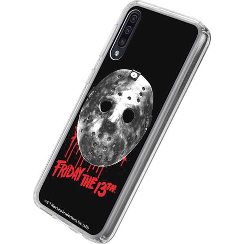 Warner Bros Friday the 13th Jason Voorhees Dripping Mask Galaxy A50 Clear Case