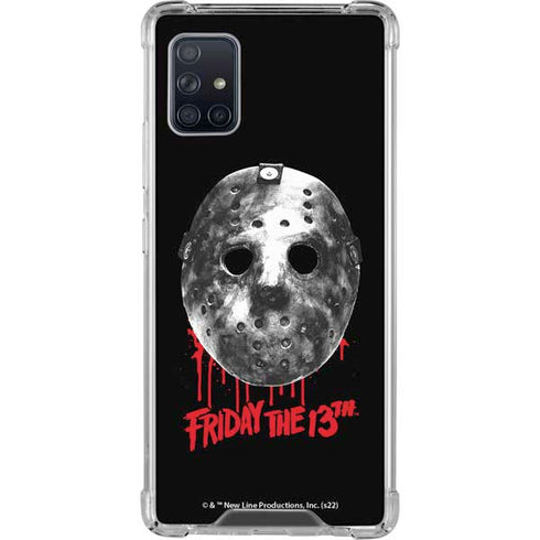 Warner Bros Friday the 13th Jason Voorhees Dripping Mask Galaxy A51 5G Clear Case