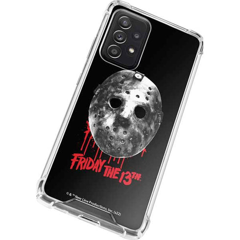 Warner Bros Friday the 13th Jason Voorhees Dripping Mask Galaxy A52 5G Clear Case
