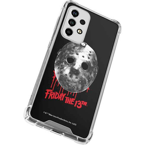 Warner Bros Friday the 13th Jason Voorhees Dripping Mask Galaxy A53 5G Clear Case
