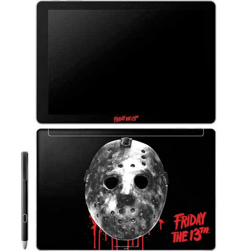 Warner Bros Friday the 13th Jason Voorhees Dripping Mask Galaxy Book 12in Skin