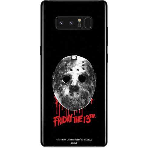 Warner Bros Friday the 13th Jason Voorhees Dripping Mask Galaxy Note 8 Skin