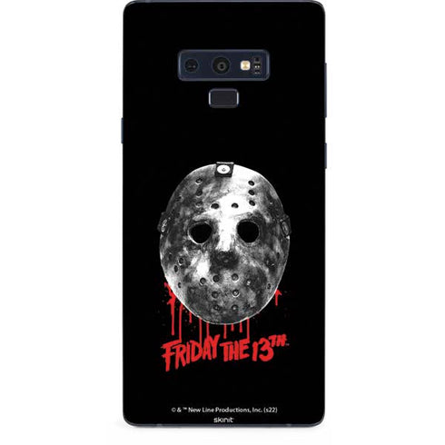 Warner Bros Friday the 13th Jason Voorhees Dripping Mask Galaxy Note 9 Skin