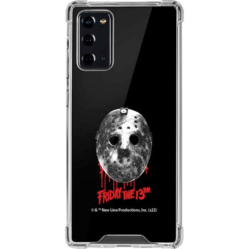 Warner Bros Friday the 13th Jason Voorhees Dripping Mask Galaxy Note20 5G Clear Case