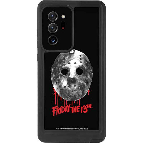 Warner Bros Friday the 13th Jason Voorhees Dripping Mask Galaxy Note20 Ultra 5G Waterproof Case