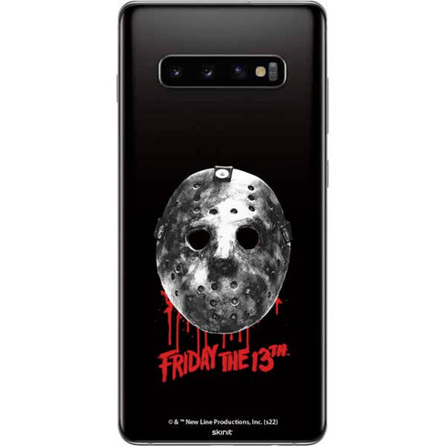 Warner Bros Friday the 13th Jason Voorhees Dripping Mask Galaxy S10 Plus Skin