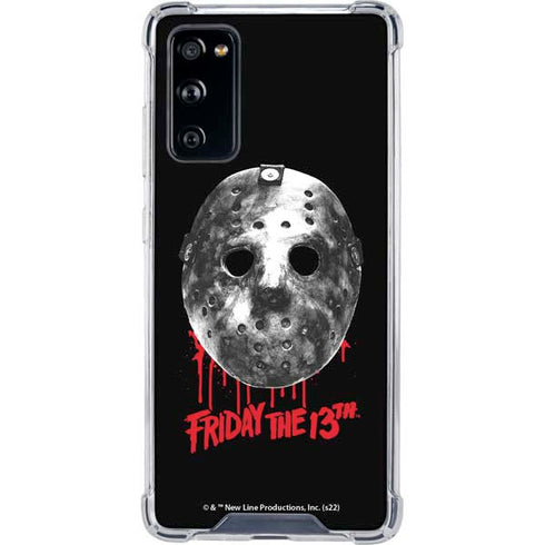 Warner Bros Friday the 13th Jason Voorhees Dripping Mask Galaxy S20 FE Clear Case