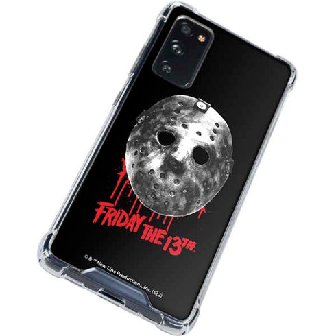 Warner Bros Friday the 13th Jason Voorhees Dripping Mask Galaxy S20 FE Clear Case