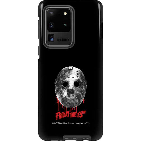 Warner Bros Friday the 13th Jason Voorhees Dripping Mask Galaxy S20 Ultra 5G Pro Case