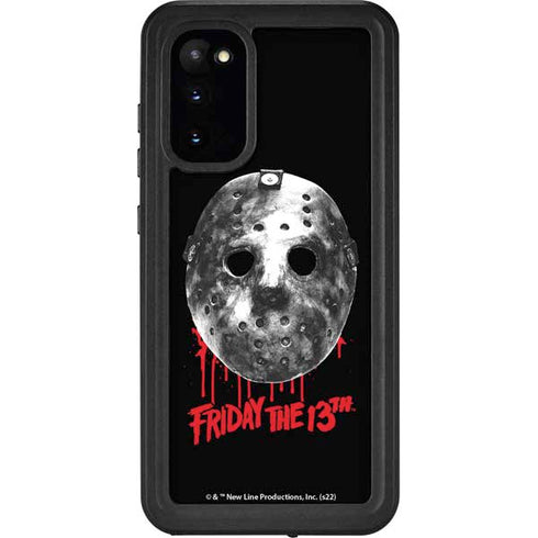 Warner Bros Friday the 13th Jason Voorhees Dripping Mask Galaxy S20 Waterproof Case
