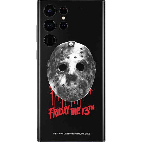 Warner Bros Friday the 13th Jason Voorhees Dripping Mask Galaxy S22 Ultra Skin