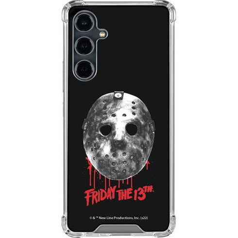 Warner Bros Friday the 13th Jason Voorhees Dripping Mask Galaxy S23 FE Clear Case