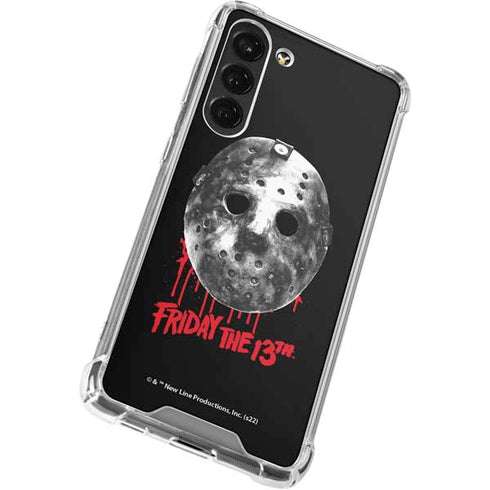 Warner Bros Friday the 13th Jason Voorhees Dripping Mask Galaxy S23 Plus Clear Case