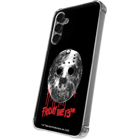 Warner Bros Friday the 13th Jason Voorhees Dripping Mask Galaxy S24 Plus Clear Case