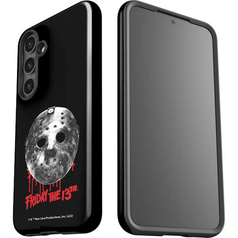 Warner Bros Friday the 13th Jason Voorhees Dripping Mask Galaxy S24 Plus Impact Case