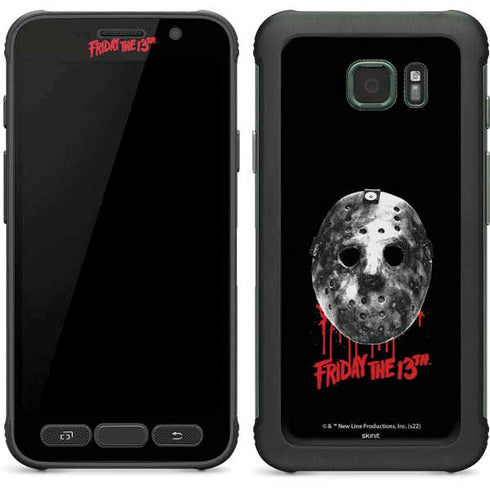 Warner Bros Friday the 13th Jason Voorhees Dripping Mask Galaxy S7 Active Skin