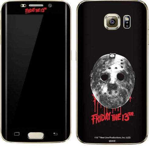 Warner Bros Friday the 13th Jason Voorhees Dripping Mask Galaxy S7 Edge Skin
